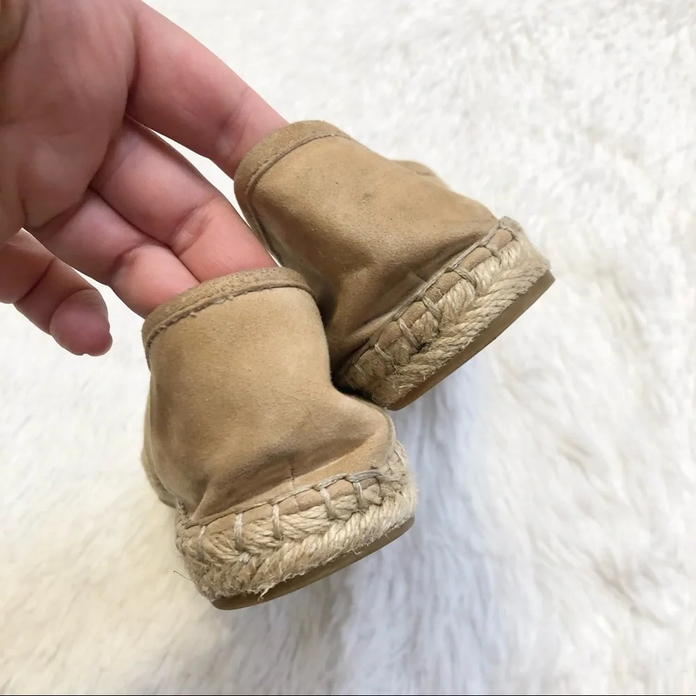 Vince Camuto Beige Suede Espadrille Shoes Sz 8 - Picture 7 of 11